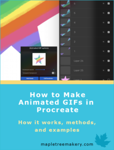 How to Make Animated GIFs in Procreate - Maple Tree Makery