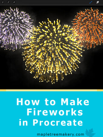 How to Make Fireworks in Procreate