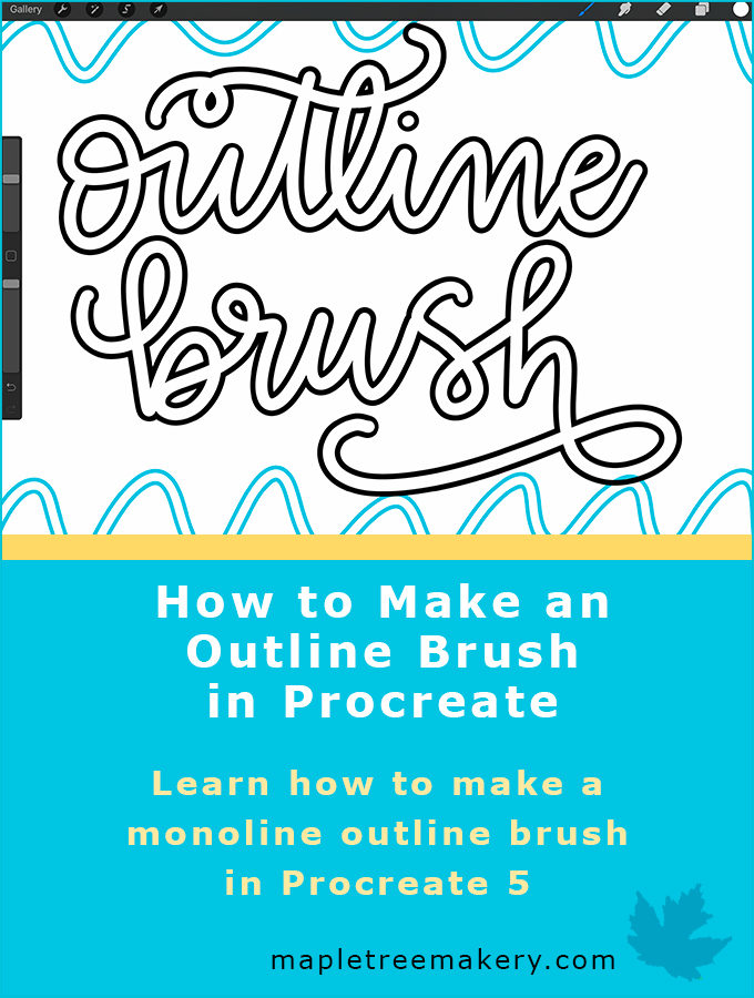How to Make an Outline Brush in Procreate 5